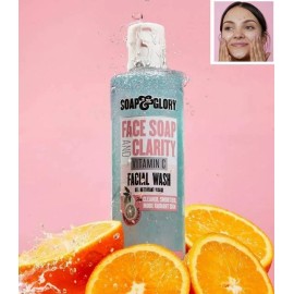 SOAP & GLORY Face Soap & Clarity 3-IN-1 Daily Vitamin C Facial Detox Lux Wash - 3 BOTTLES