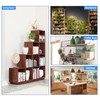 Seimneire 6pcs 3 Inch Floating Shelf Bracket, Heavy Duty Hidden