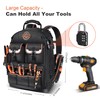Backpack Tool Bag - LOKASS Tool Backpack Heavy Duty Tool