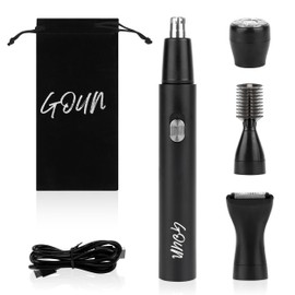 GOUN 4-in-1 Nose Hair Trimmer for Men - 2025 Professional Painless USB Rechargeable, IPX6 Waterproof, Easy to Use