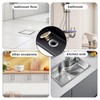 Floor Drain Core, HERKINDNESS Odour Trap Floor Drain with Rubber