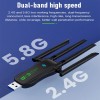 Unbranded Essential Stable Sturdy USB3.0 5.8G Dual-Band Wifi Receiver for