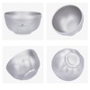 Boundless Voyage チタンお茶碗 二重層 800ml ダブルボウル 子供用 大人用 耐熱 軽量