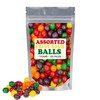 Assorted Fruit sour balls-Sour Hard Candy, Strawberry candy, cherry sours,