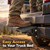 2-Pack Folding Truck Bed Steps with Anti-Slip Rubber Pads, 440