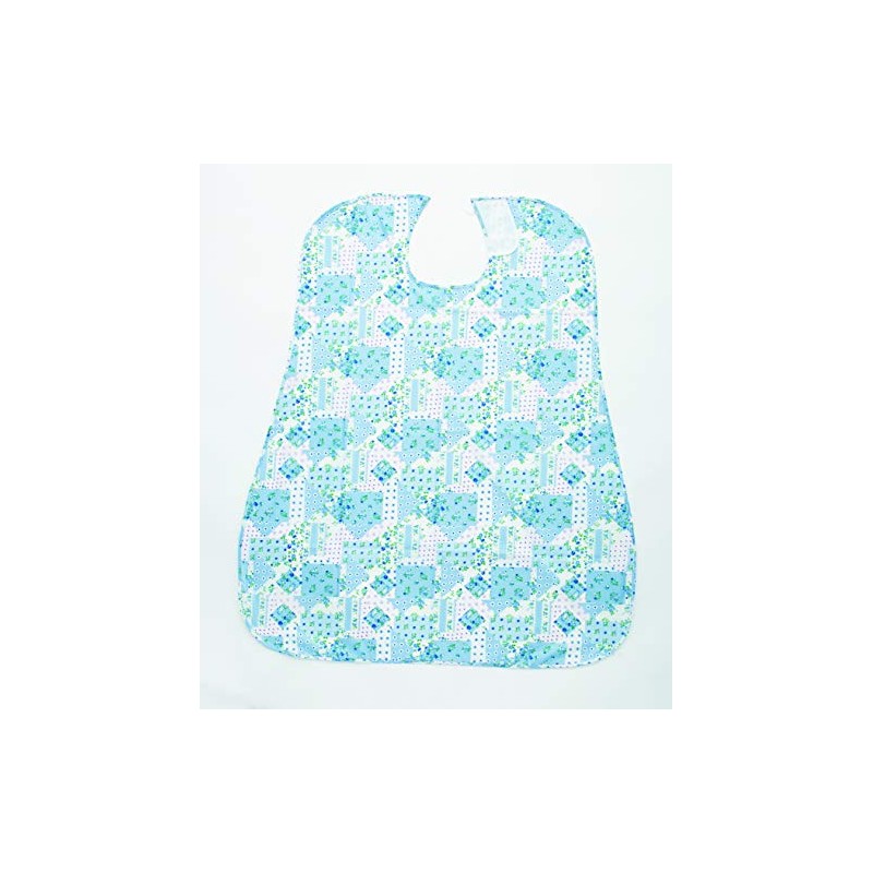 Rescuers CX-01002 Patchwork Blue Meal Apron