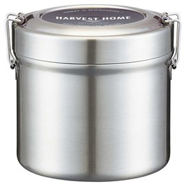 Skater Thermal Lunch Box, Bowl-Type, 2-Tier, 35.5 fl oz (1,050 ml), Large Capacity, Men's, Stainless Steel Lunch Jar, Heat and Cold Retention, Vacuum Insulated Construction STLB3AG