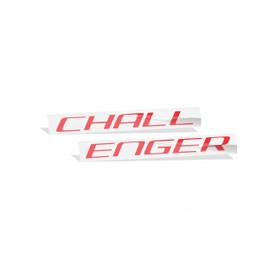 Challenger Grille Emblem Overlay Decal - 08-14 Challenger - (Color: Gloss Red)