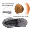 UPSOLO Botas de nieve de invierno para hombre, resistentes al