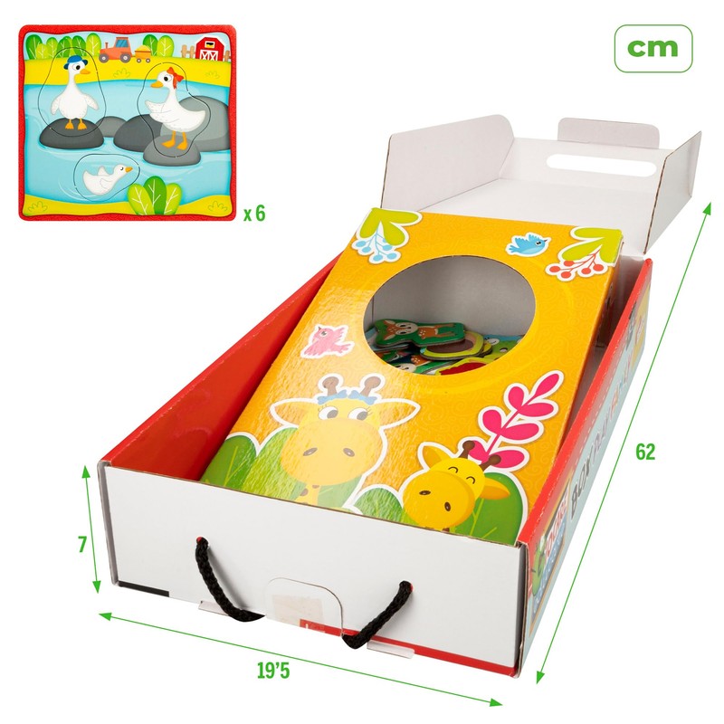 Liscianigiochi 92727 Montessori Baby Box Puppies, Not Applicable