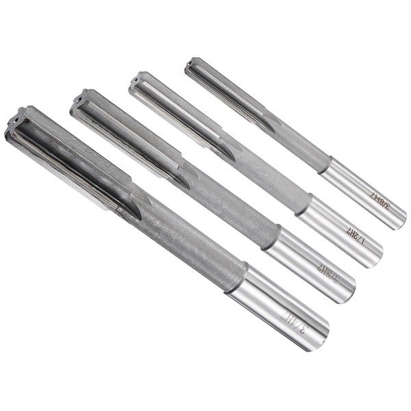 CoCud Chucking Reamers Set, 3/8" 5/8" 1/2" 3/4" Diameter H7
