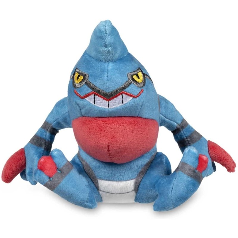 Pokémon Center: Toxicroak Sitting Cuties Peluche 6 ½ pulgadas