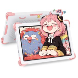 YATIOM Kids Tablet 10 inch Android 14 with Protective Case, 10GB+64GB/512GB Expandable, Octa-Core, 6000mAh Battery, WiFi 6, BT5.2, Parental Control, Dual Cam, Toddler Gift