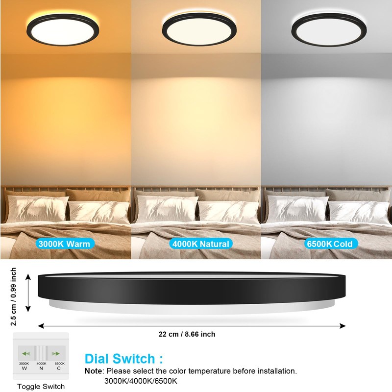 RDGOOD LED Ceiling Light 18 W, 1800 lm Ceiling Light
