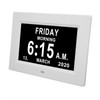 Digital Day Clock, 7in Auto Dimmable, 8 Languages, Unabbreviated Week