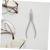 SEWACC Nose Pad Pliers for Eyeglass Repair Metal Jaw Pliers