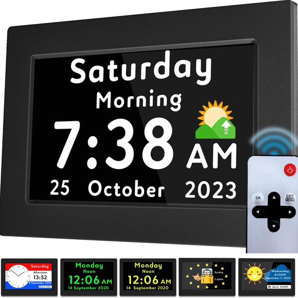 Véfaîî Digital Clock 2.0 with Sleep Trainer, 18 Alarms, Custom