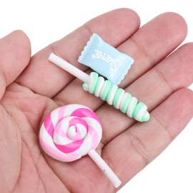 29Pcs Charms Plastic Fake Candy, Simulation Candy Set DIY Plastic Decoration for Phone Shell Shop Bulletin Board