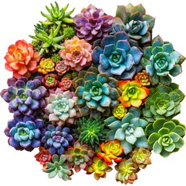 MYS A·U·R Succulent Planet Wooden Puzzles, 200 Pieces Jigsaw Puzzles 11.2'' x11'', Unique Design Liberty Wooden Puzzles for Adults and Kids, Family Game Gift Medium Size