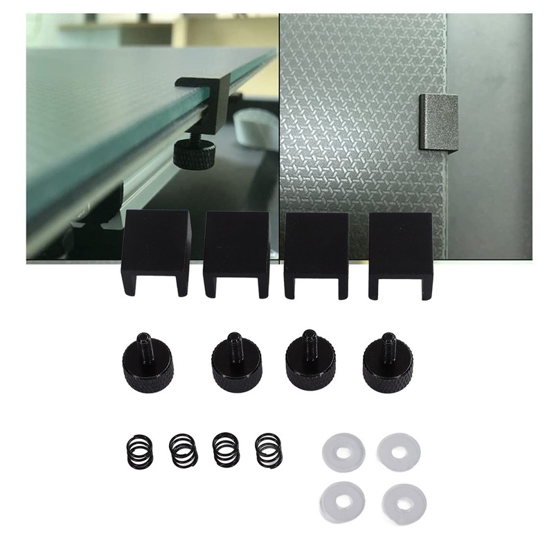 8 Set 3D Printer Glass Clips Adjustable Universal Aluminum Alloy