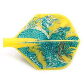 CUESOUL TERO AK4 Dart Flights Standard Shape with Four Mythological Symbols Design,set of 3 pcs