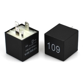 VehiclePro 2-Pack 1J0 906 381 A Main Power Supply Relay #109,Power Supply Relay 109 Compatible with VW Bora Golf MK4 Beetle Polo A3 Octavia TDI