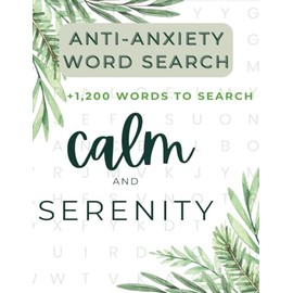 Calm and Serenity Adult Word Search