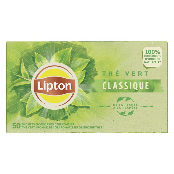 Lipton Rainforest Label Classic Green Tea Wedding 50 Sachets