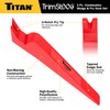 Titan 11568 2-Piece Combination Wedge and Pry Hook Set
