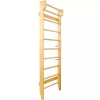 HZX Swedish Ladder Wall Mounted Solid Wood Pull Up Bar