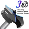 2-1/2 Inch Forstner Drill Bit, Triple-Flute Carbide Tipped Forstner Bit