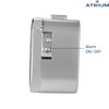 Atrium A530-19 Senior Alarm Clock Analogue Quartz No Ticking Large
