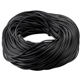 Window Screen Spline 250ft Screen Door Retainer Spline Black Window Screen Rubber Cord Repair Spline for Replacing & Installing Door Window Screens (0.125 Inch)