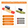Mtsooning 2PCS Air Conditioner Ball Valve Adapter,Brass Refrigeration Ball Valve
