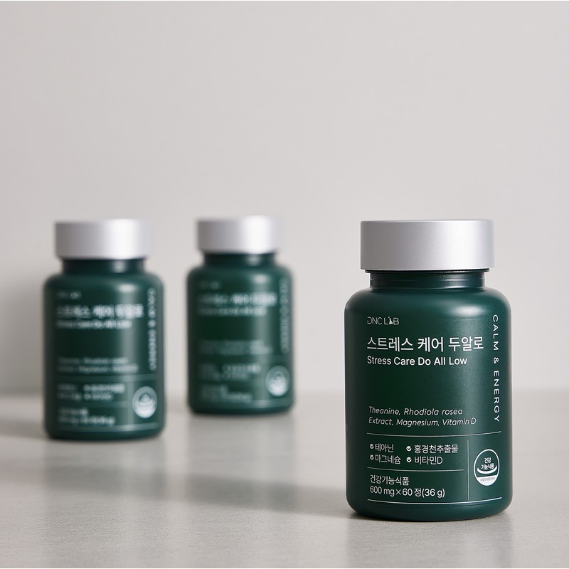 Stress Care Doualo l-Theanine Rhodiola Theanine Benefits Magnesium 3 Boxes