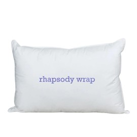 Down Etc Rhapsody Wrap Luxury Hotel 235-Thread 100% Down-Proof Soft Preshrunk Cotton Fabric Hypoallergenic Goose Down & Feather Pillow, 1 Count (Pack of 1), White