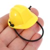 VOSAREA Pack of 6 Mini Protective Helmet Dolls - Plastic