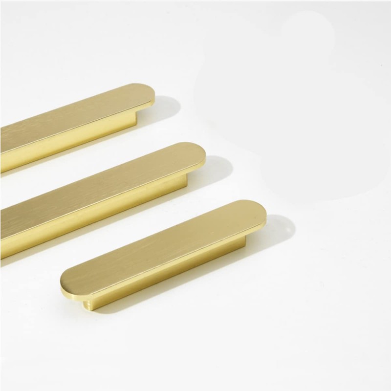 SYZOW 6 Pack Gold Drawer Pulls Brushed Gold Cabinet Pulls,Kitchen