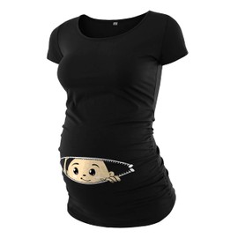 Decrum Pack of 3 Gifts for Pregnant Wife - Cute Maternity Tops [4BUN00055] | Set2, XL