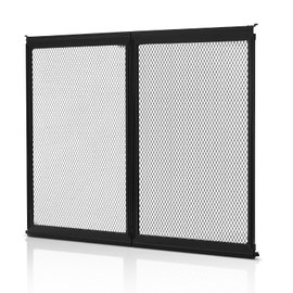VEVOR RV Screen Door Protector, 24.5 x 20 inch Door Grille, Easy to Install and Disassemble, Reinforced Breathable Protective Mesh, Aluminum Alloy Camper RV Entry Protector for Pet Protection, Black