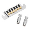 Guitar Bridge Tailpiece Reversible Wrap Around Saddle Bridge Stop Tailpiece