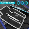 DURATECH 4-in-1 Reversible Ratcheting Box Wrench Set, Double Box End,