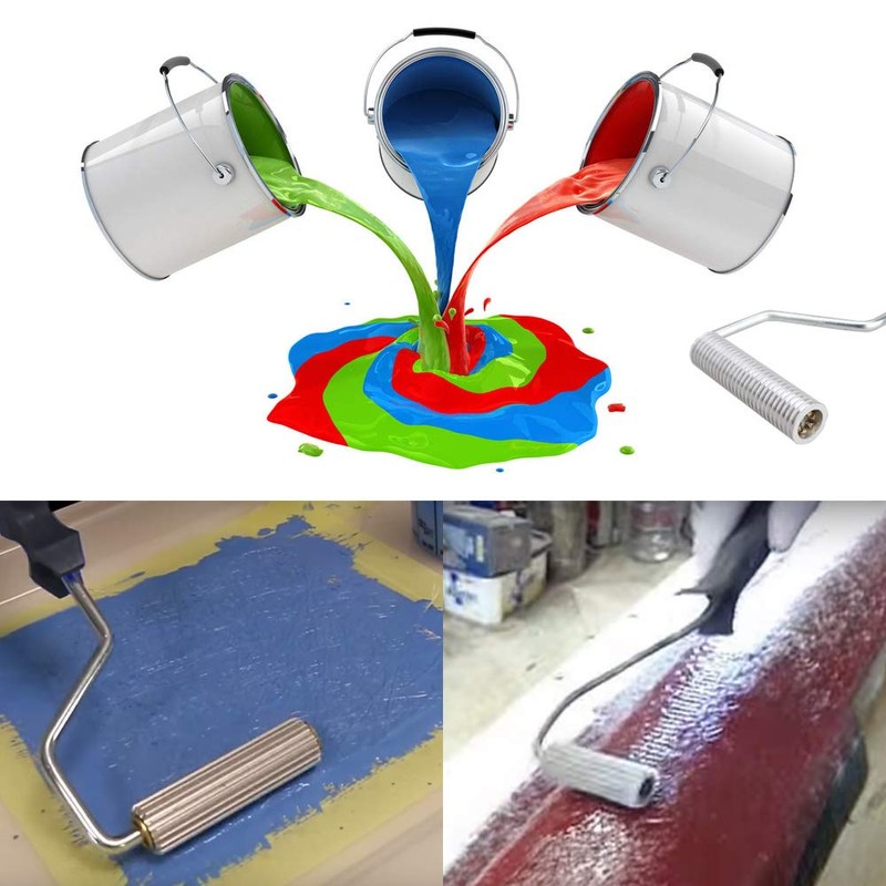 Fiberglass Roller Tools Kit, 4Pcs Bubble Paddle Tool Fiberglass Resin