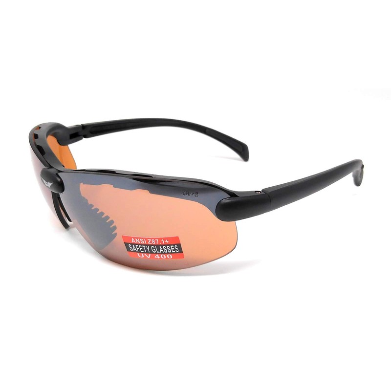 Shatterproof Wraparound Shooting Glasses/Sunglasses Complete With Five Sets Of UV400