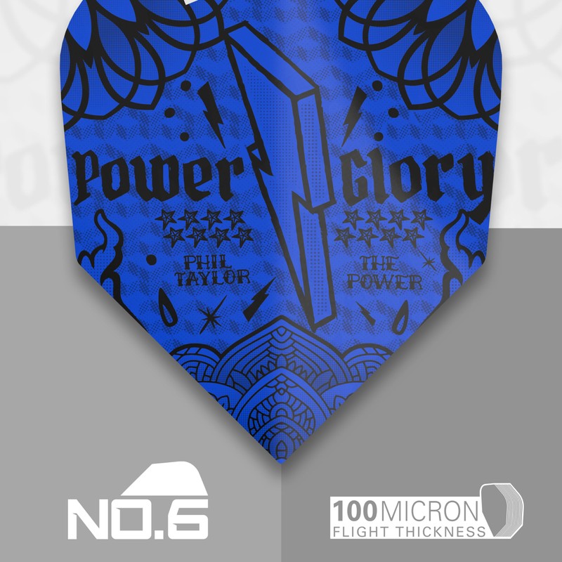 Target Darts Phil Taylor Ink Design No.6 Dart Flights -