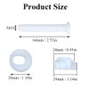 Toilet Seat Replacement Kit Made of Plastic, Toilet Seat Bolts