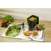 Rotho Greenline compost bin 7 l, plastic (PP), green, 7
