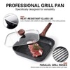 Kordisen Nonstick Grilling Pan with Lid for Stove Tops, 11