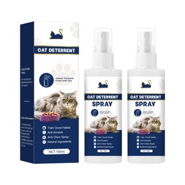 Roseye Cat Deterrent Spray for Indoor, Natural Boundary Aid, 100ml- 2Pack