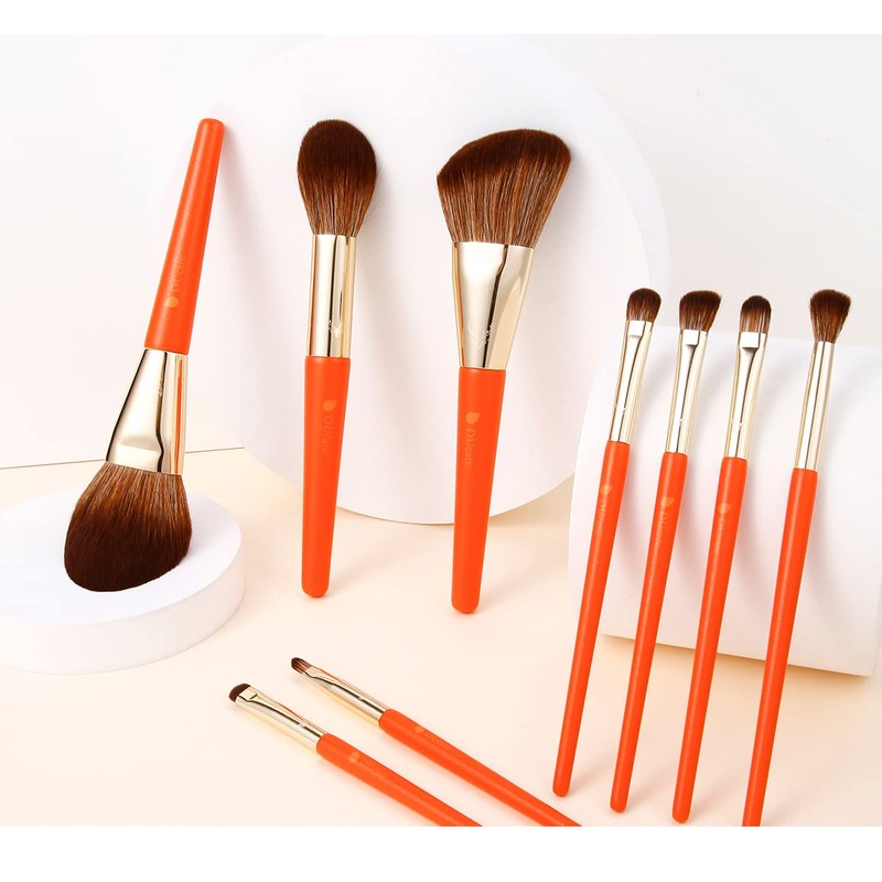 DUcare Makeup Brushes BB0912 Set of 9, Cosmetic Brushes, Eye